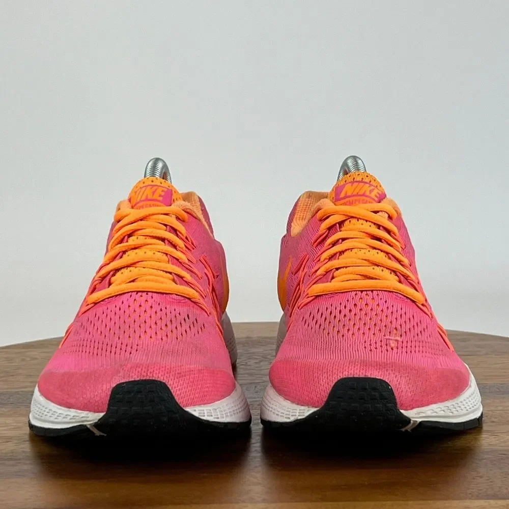 Big Kids‎ Nike Zoom Pegasus 32 Pink Athletic Running Shoes Sneakers Size 7 Y GUC